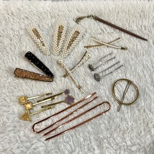 Various hair accessories and clips!